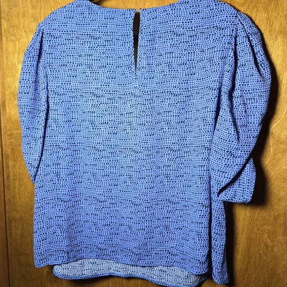 Ava & Viv Violet w/ Black Speckled Top Size 1X - Picture 3 of 7